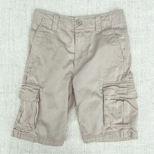 Boy’s First Wave Cargo Shorts Size 10 Khaki 100% Cotton